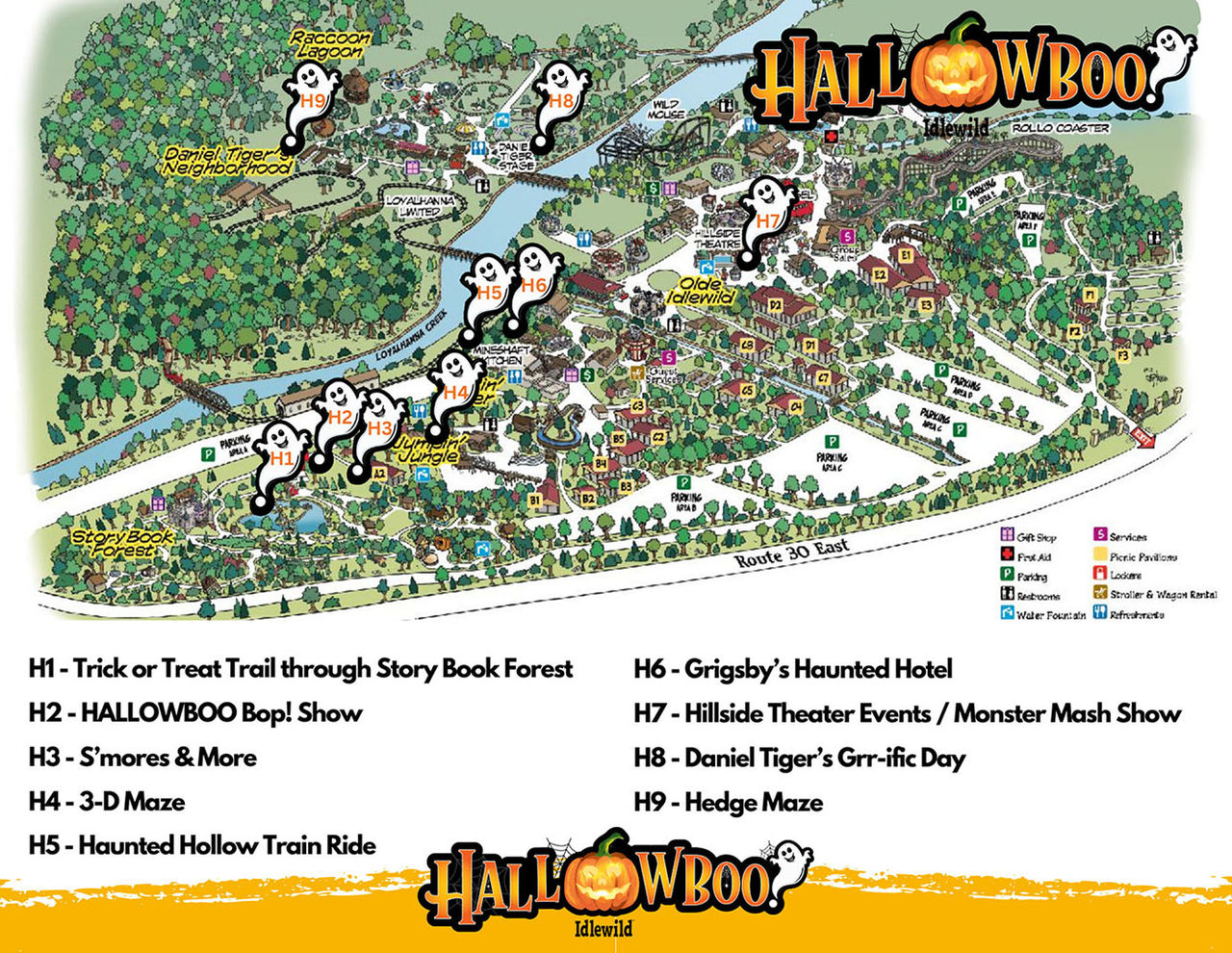 HALLOWBOO Map