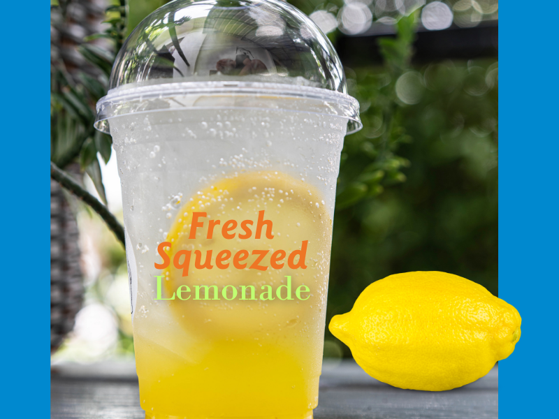 Cup of fresh squeeze lemonade